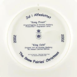 Bing & Grondahl Snow Fairies Christmas Plate 2002 'King Cold' -Spode Xmas Store tfutygu 1611061507