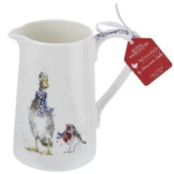 Wrendale Christmas 1 Pint Jug Duck & Robin
