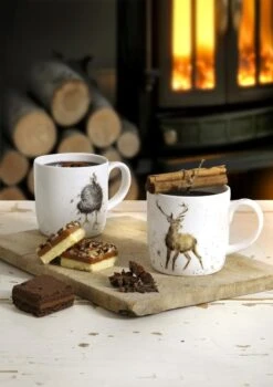 Wrendale Christmas Cake Slice Duck -Spode Xmas Store wrendale mugs with cake royal worcester 2 1536327694