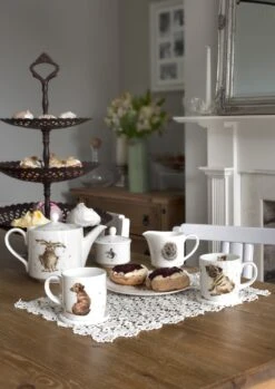 Wrendale Christmas Coupe Plates Duck & Cow Set Of 2 -Spode Xmas Store wrendale tea setting 2016 1 1536326259