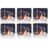 Sara Miller Christmas Geese Coasters (Set Of 6) 68946 -Spode Xmas Store x0010268946 1 1536752620